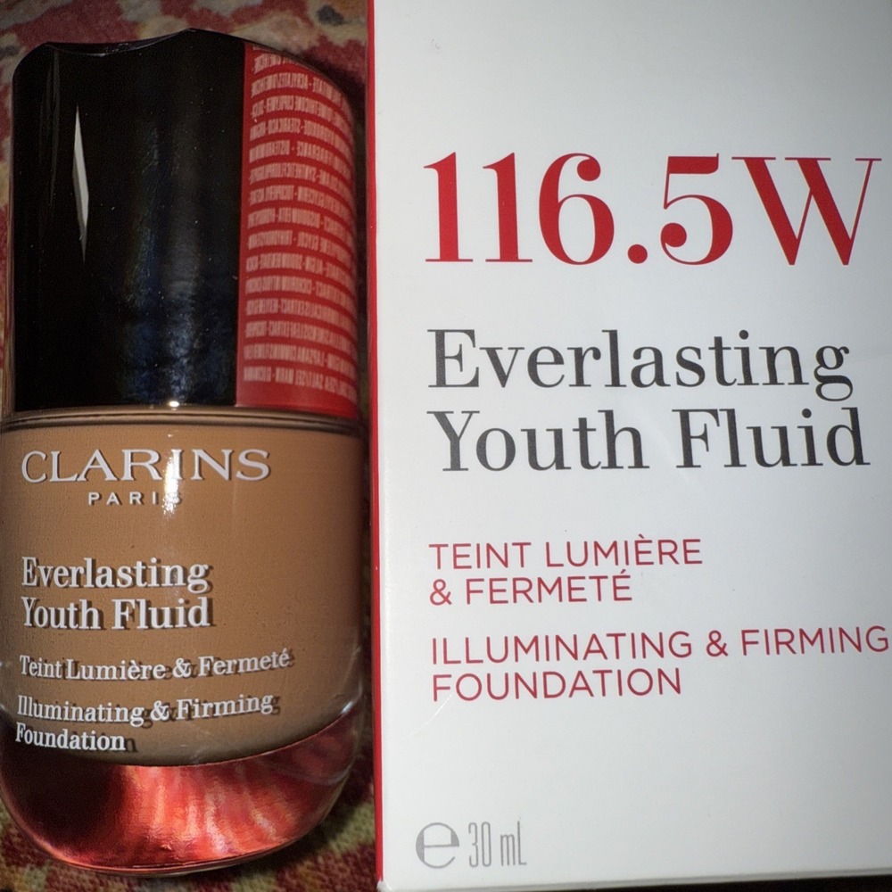 Clarins Everlasting Youth Fluid‎ Illuminating Firming Foundation 1oz 116.5W